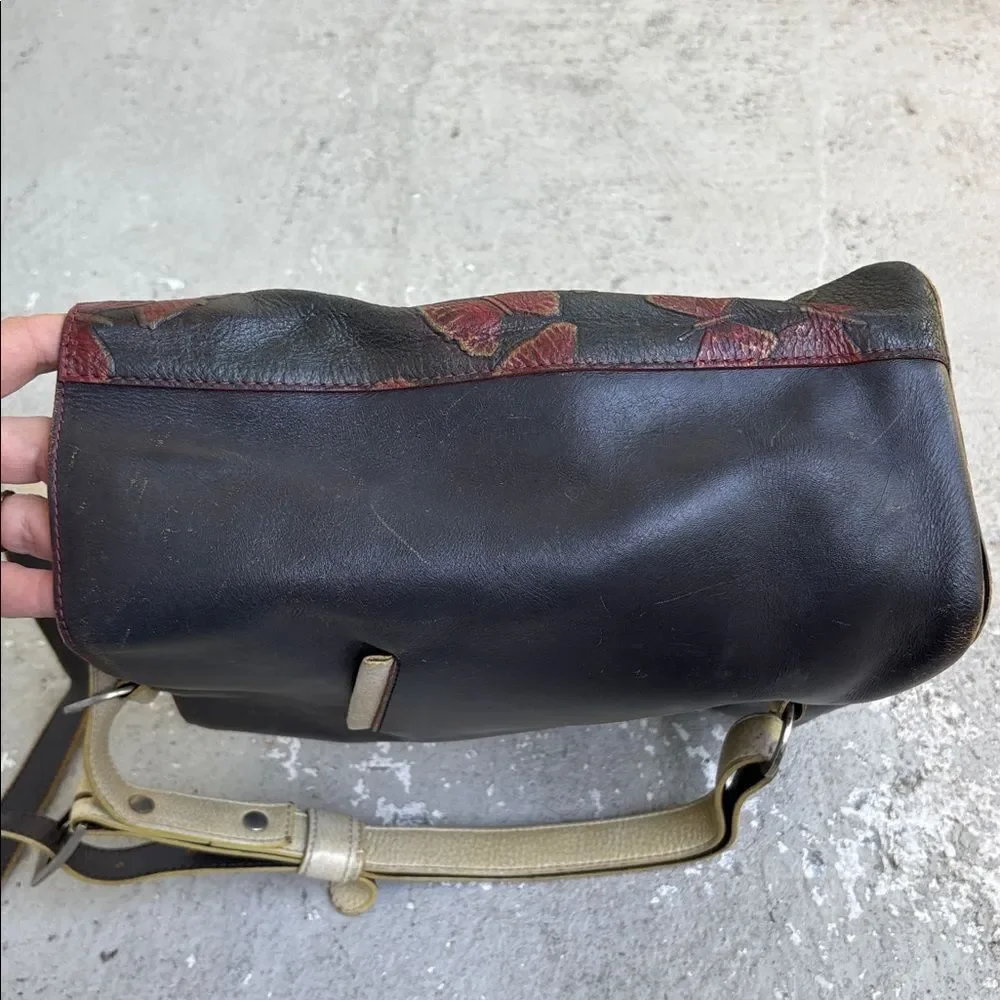 Mario Hernandez butterfly hobo bag